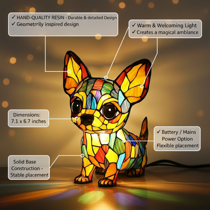 Viehättävä chihuahua-riipus