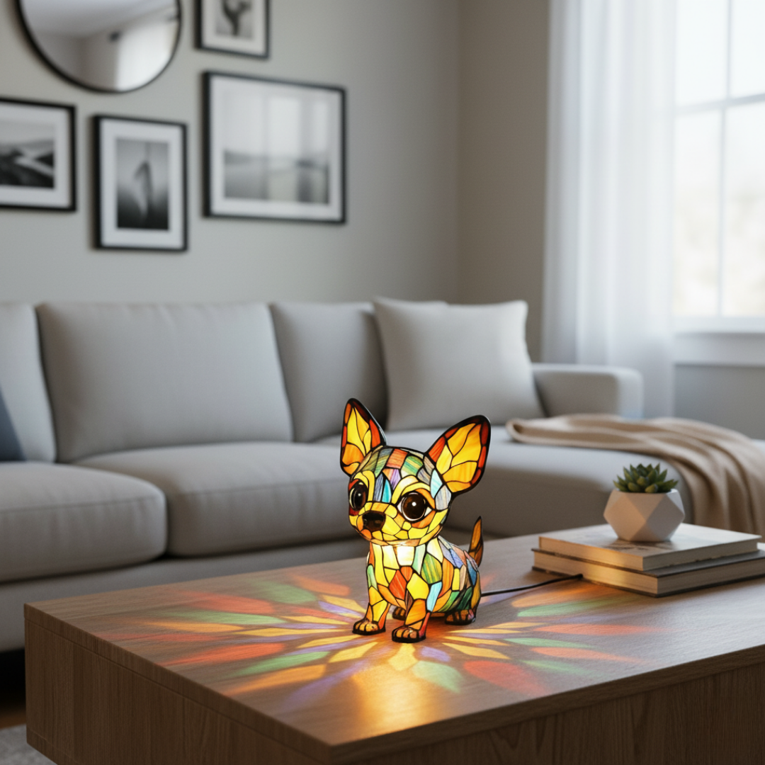 Viehättävä chihuahua-riipus