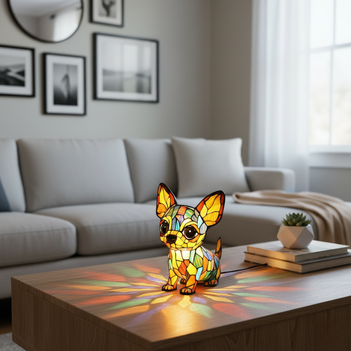 Viehättävä chihuahua-riipus